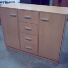 modulo 2 puertas y cajonera central