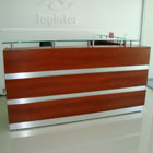 mostrador alta gama en madera